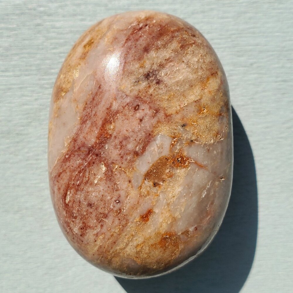 Rosita Jasper Palm Stone Pillow (G08)